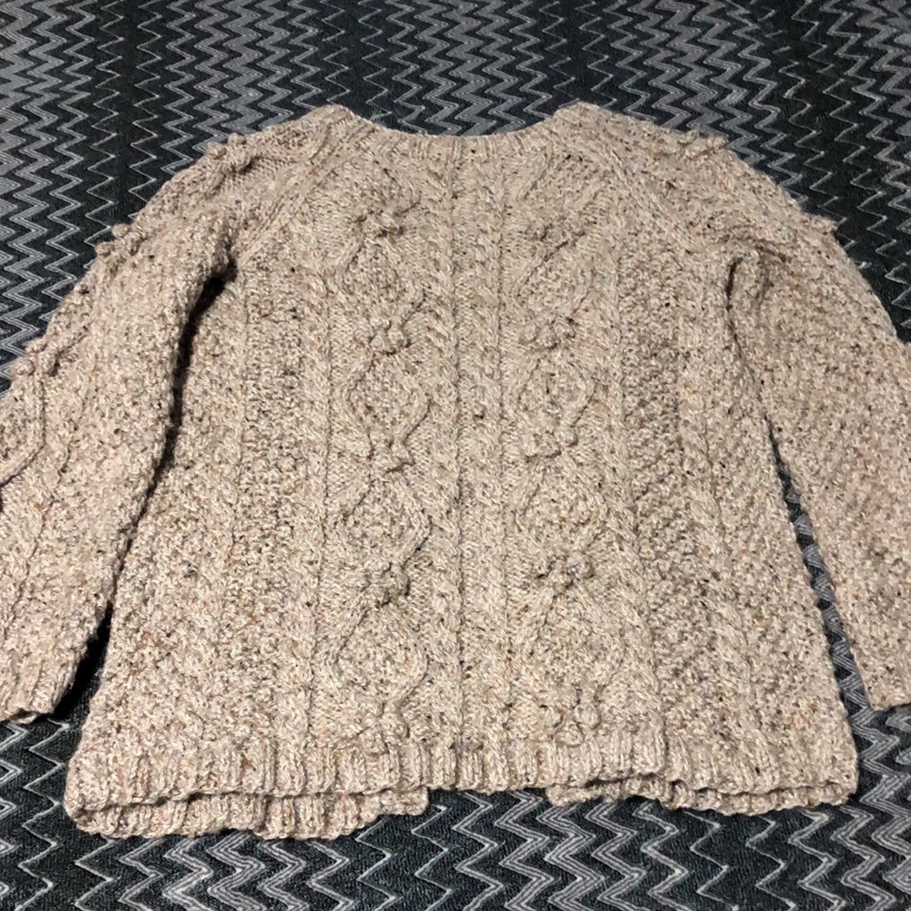 Knit/Crocheted Open Sweater Cardigan - Picture 6 of 14